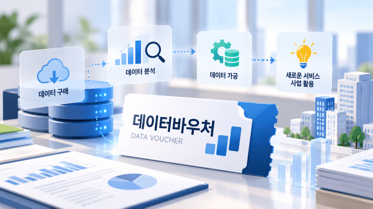 데이터바우처로 활용 가능한 데이터관련 이모티콘들이 보인다.